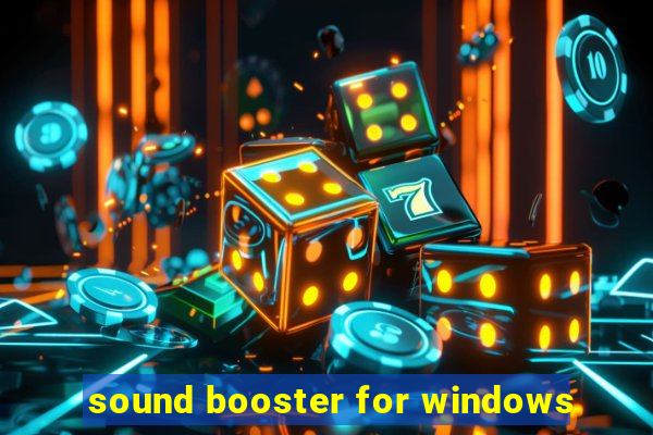 sound booster for windows